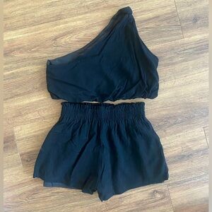 Black two piece set